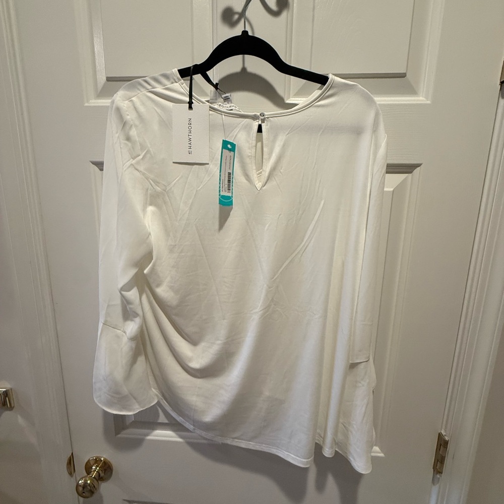 Nine West Classic White Blouse